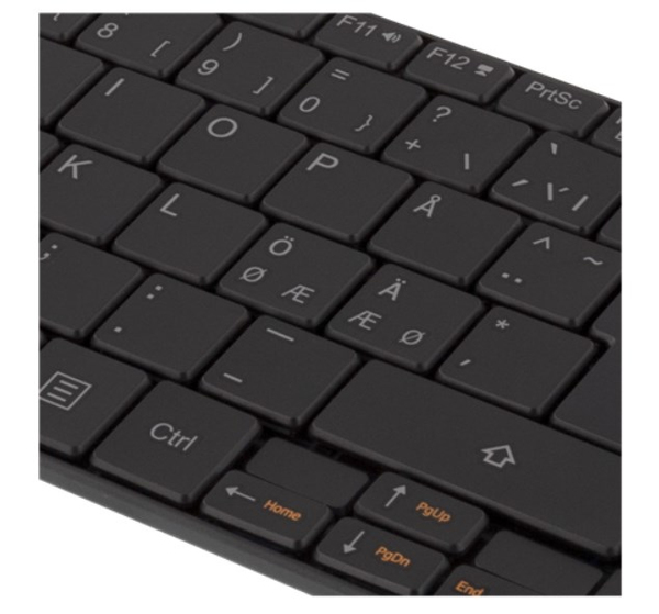 DELTACO Kompakt Bluetooth-tangentbord, Pan Nordsk layout, Win/MacOS/iO