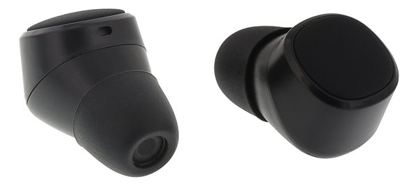 STREETZ True Wireless Stereo in-ear, IPX6, charge case, black