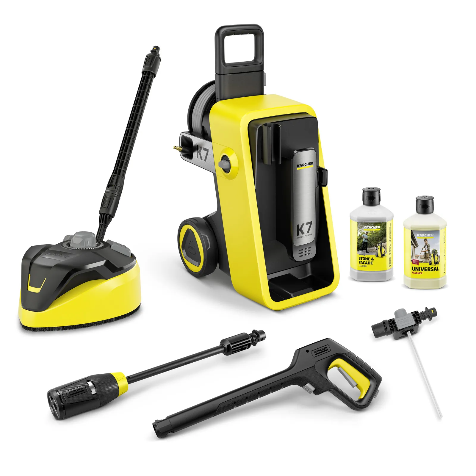 K&auml;rcher K 7 Comfort Premium Home Pressure Washer, 180 bar, 3000 W, 600 l/h, Yellow