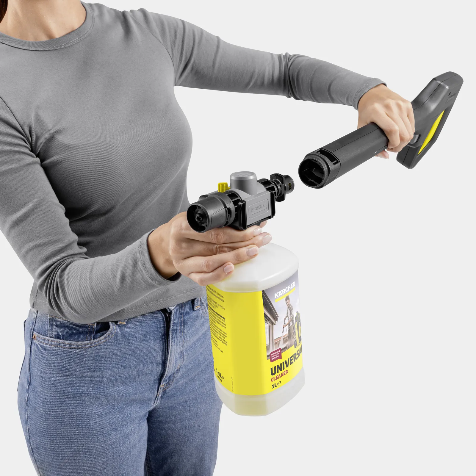 K&auml;rcher K 4 Comfort Premium S&auml;hk&ouml;k&auml;ytt&ouml;inen painepesuri, 1800 Wattia, 130 baaria, 420 litraa tunnissa, Keltainen