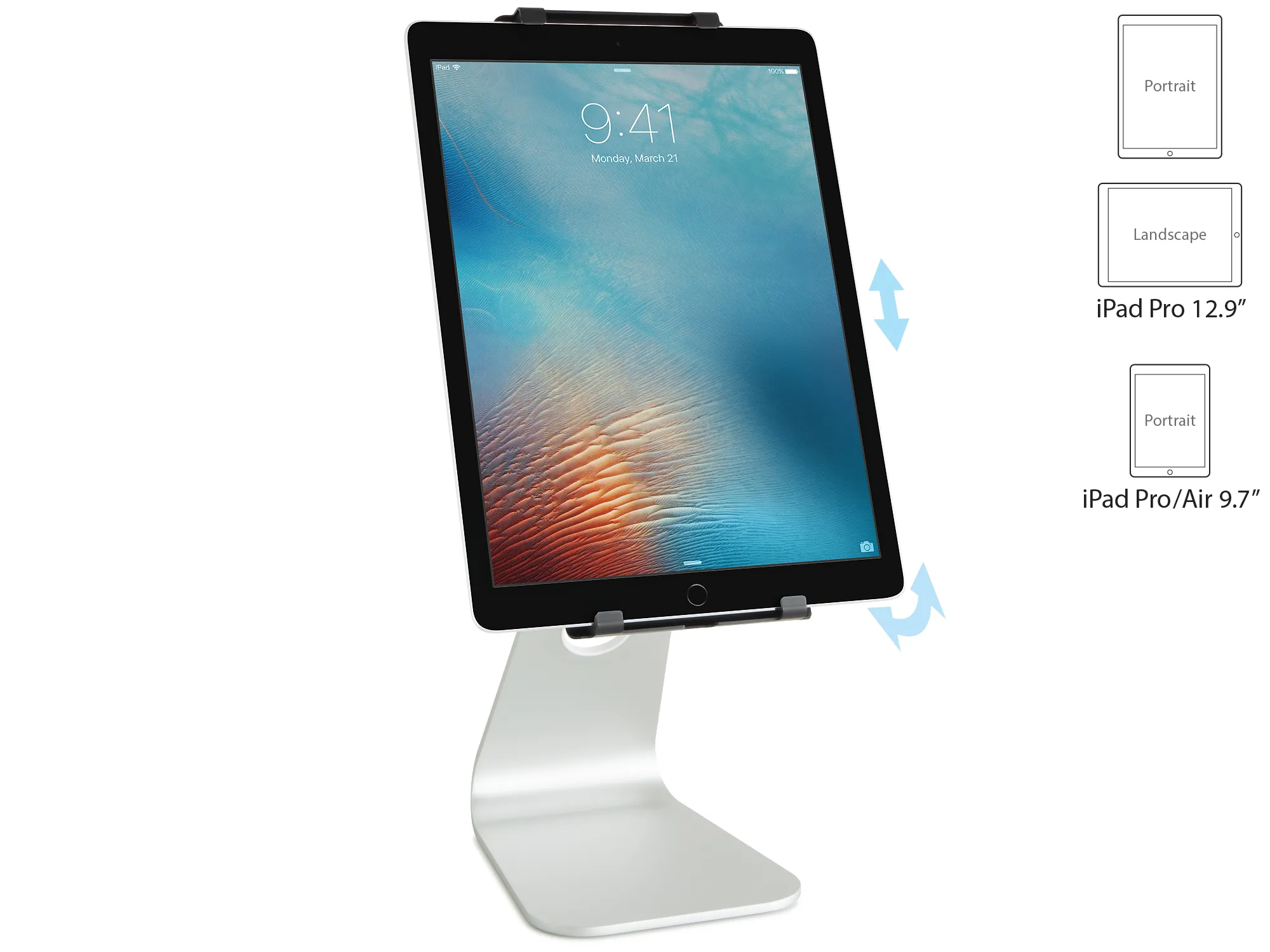 mStand tabletpro, 9.7 Silver