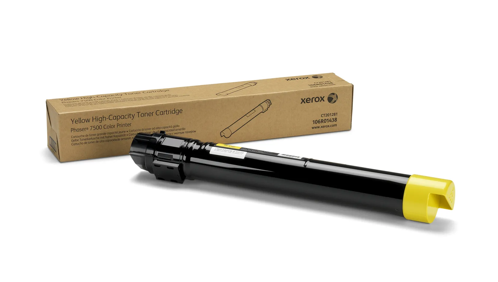 Xerox Phaser 7500 106R01438 toner cartridge, yellow