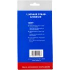 CAVALET 92125 Adjustable 1.83 m Woven Polypropylene Luggage Strap, Black