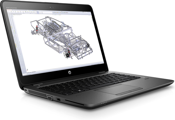 Hp 14" ZBook 14u G4, 512GB, AMD FirePro W4190M 2GB, Win 10 Pro - Notebook, Black