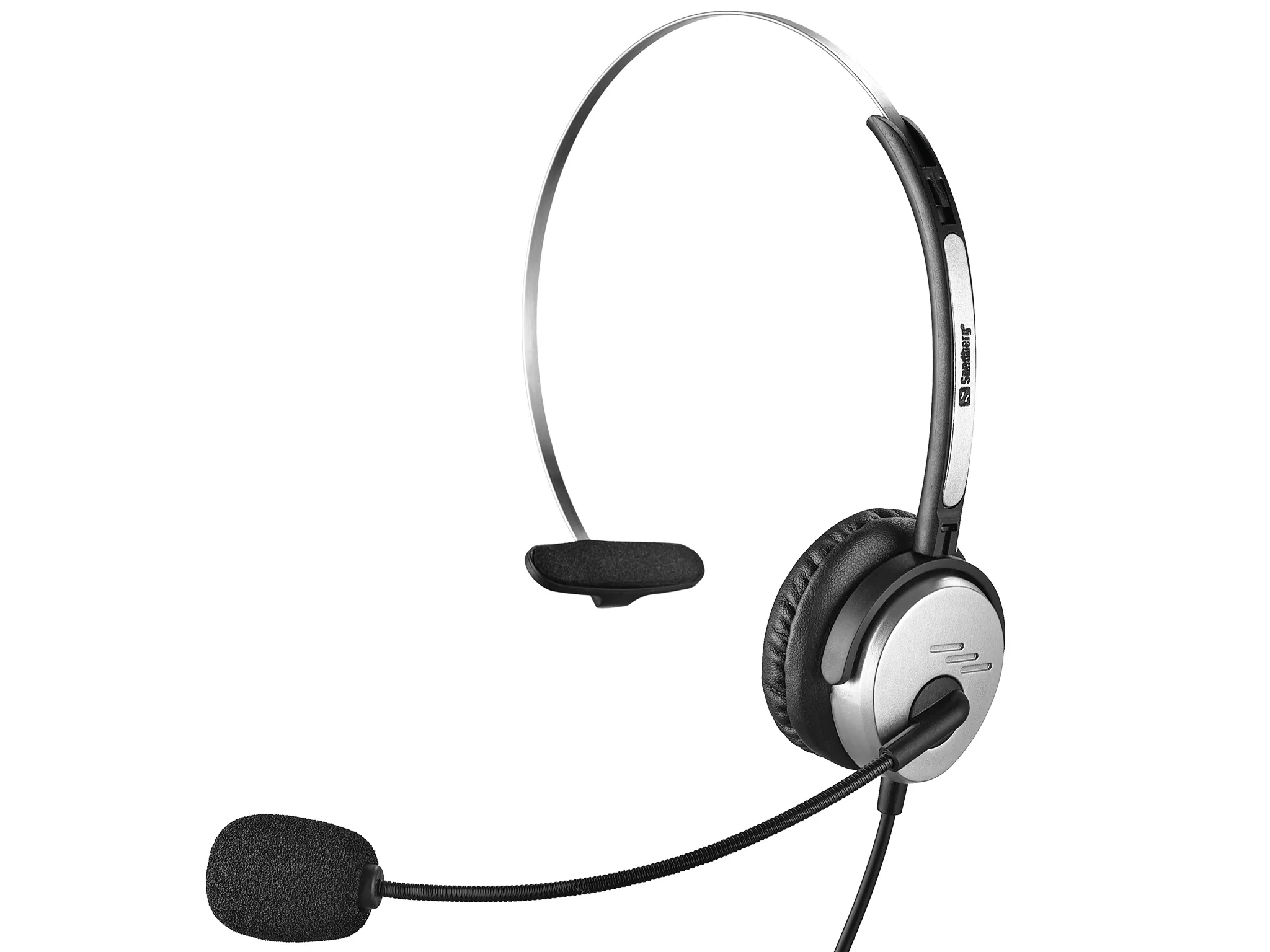 Sandberg USB Mono -kuuloke mikrofonilla
