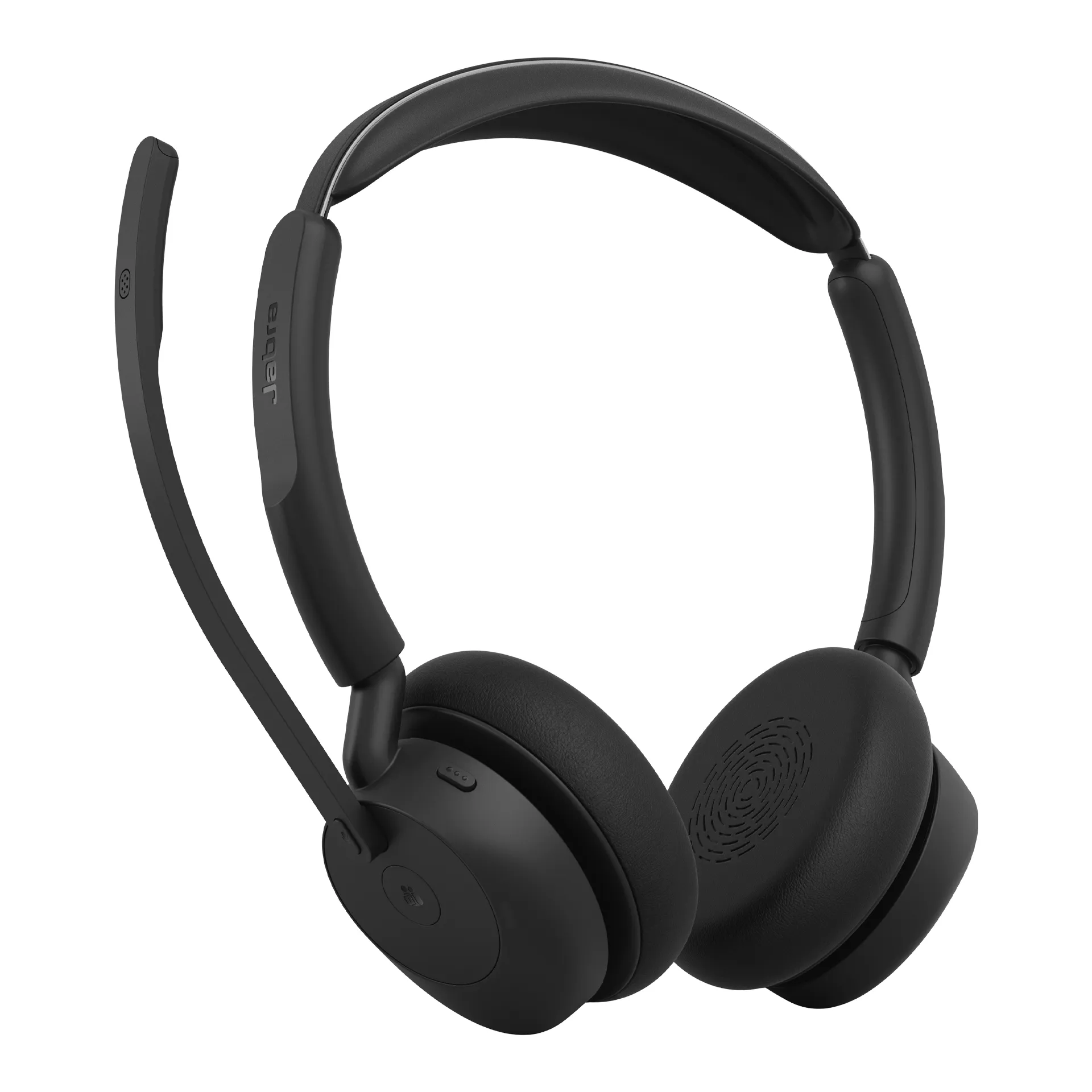 Jabra Evolve3 45 MS Teams ANC Wireless Stereo Headset with USB-C adapter, Black