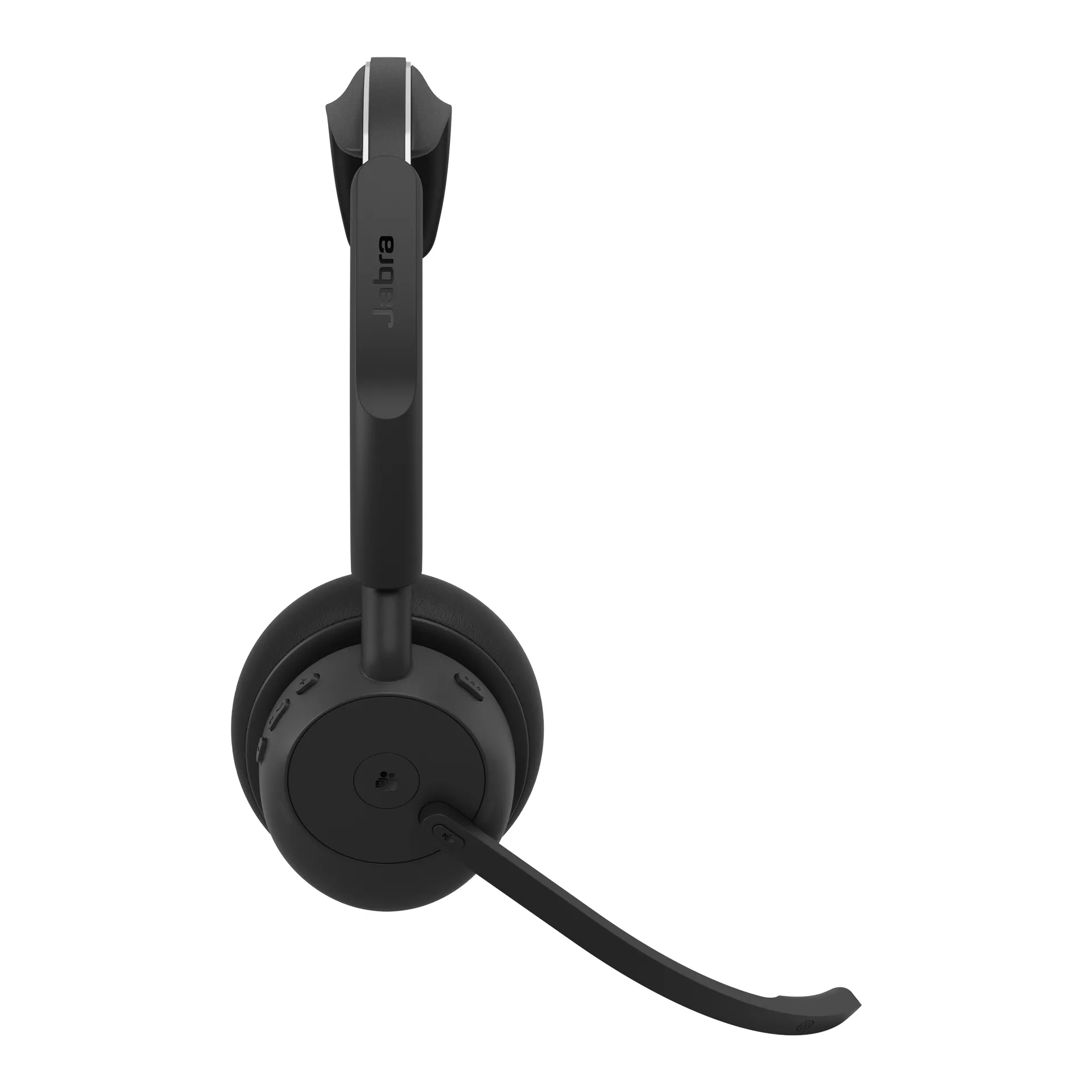 Jabra Evolve3 45 MS Teams ANC Wireless Stereo Headset with USB-C adapter, Black