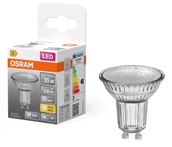 OSRAM LED PAR16 Reflector 2.4 W 230 lm 2700 K GU10 36&deg;
