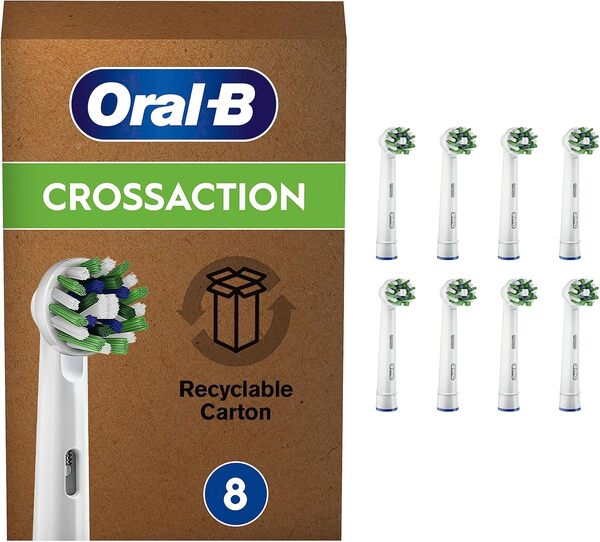 Braun Oral-B Cross Action - brush head, 8pcs