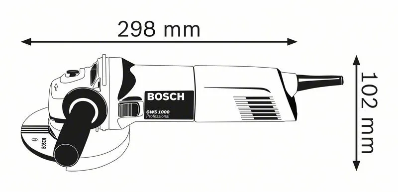 Bosch Angle GWS 1000 blue - 0.601.828.800