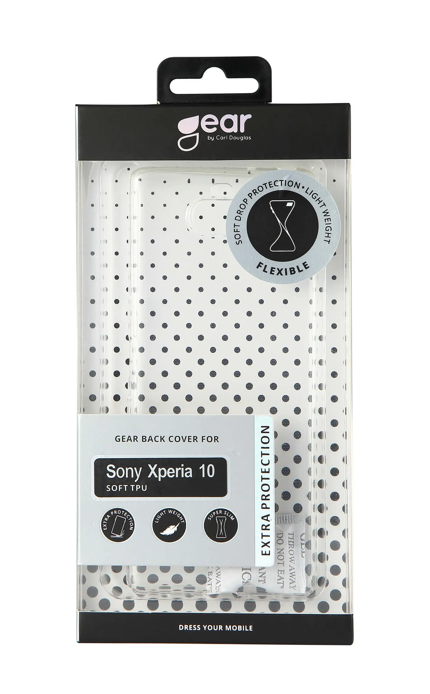 GEAR TPU, Xperia 10 - Case, Transparent