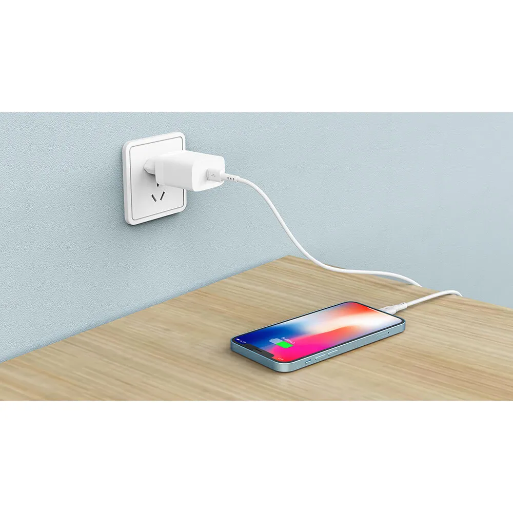 GEAR Charger 220V 1xUSB-C PD/PPS 30W White