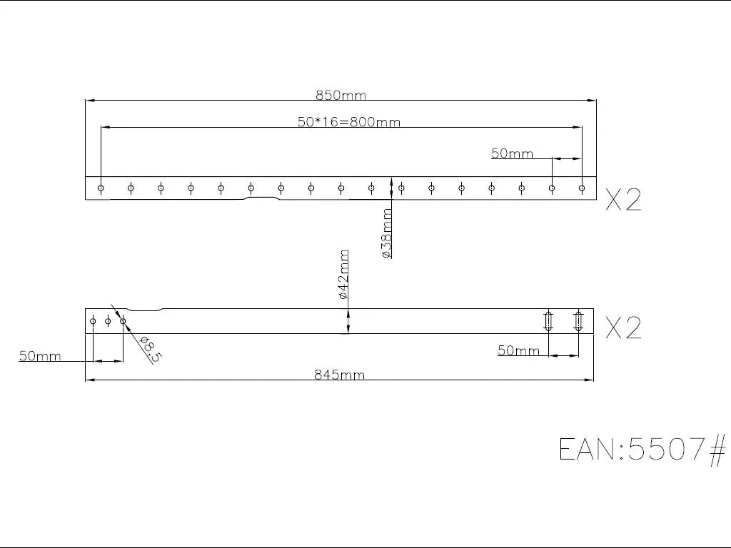 MB PUBLIC CEILINGMOUNT 3000MM JATKOPUTKI