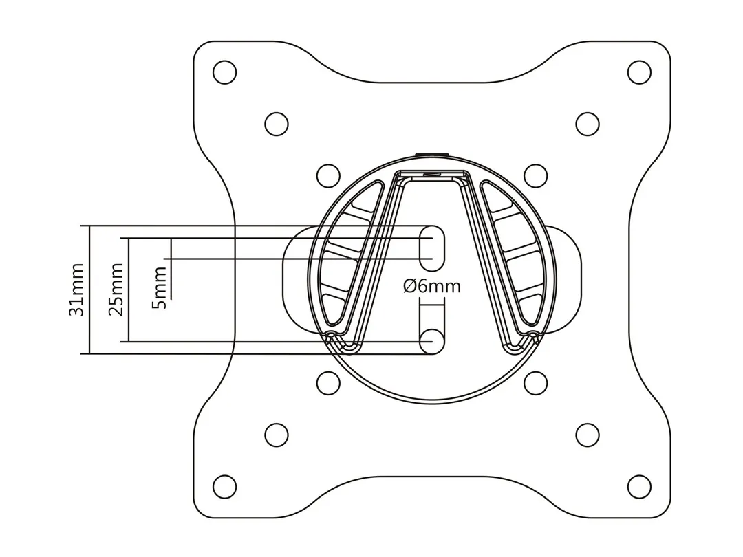 M VESA Full-Motion I 50 75 100