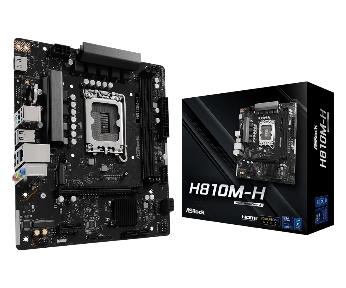 ASRock H810M-H DDR5 LGA1851 mATX - motherboard
