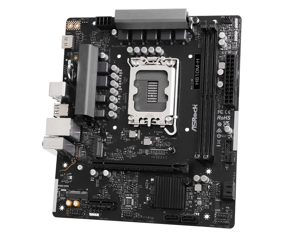 ASRock H810M-H DDR5 LGA1851 mATX - motherboard