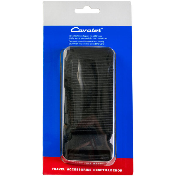 CAVALET 92125 Adjustable 1,83 m Woven Polypropylene bagagerem, svart