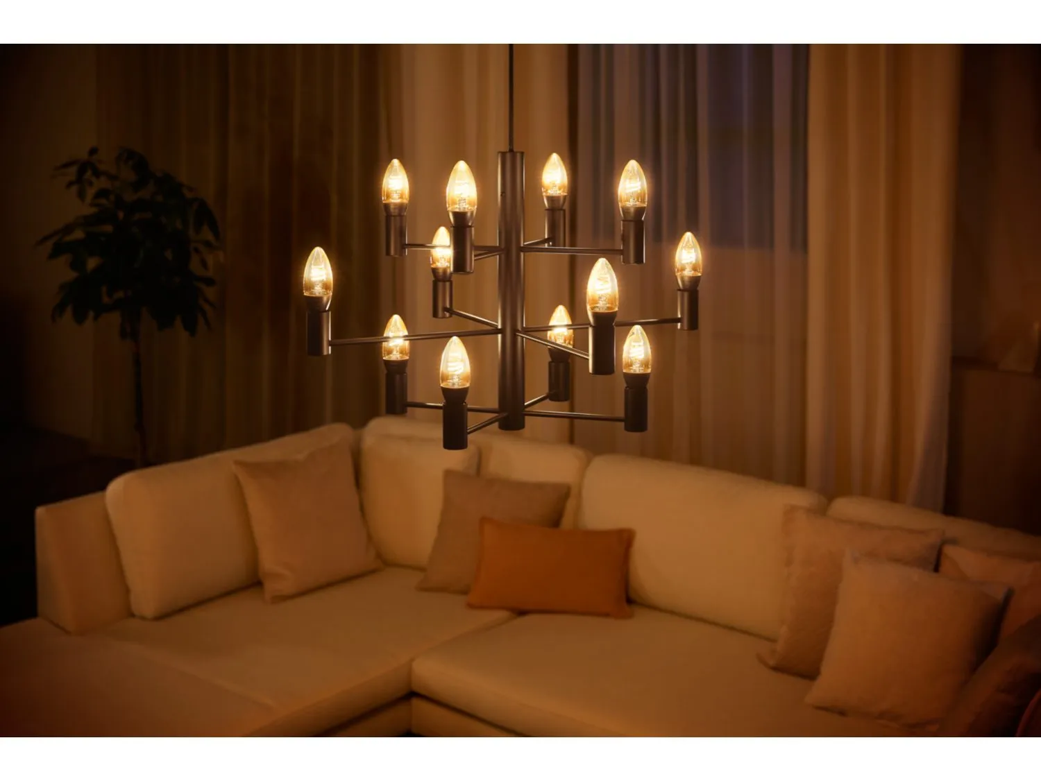 Philips HUE W 4.5W FIL CANDLE E14 2P