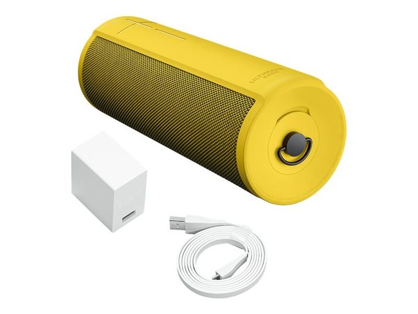 Ultimate Ears MEGABLAST - Kaiutin - kannettavaan k&auml;ytt&ouml;&ouml;n - langaton - Bluetooth, Wi-Fi - keltainen