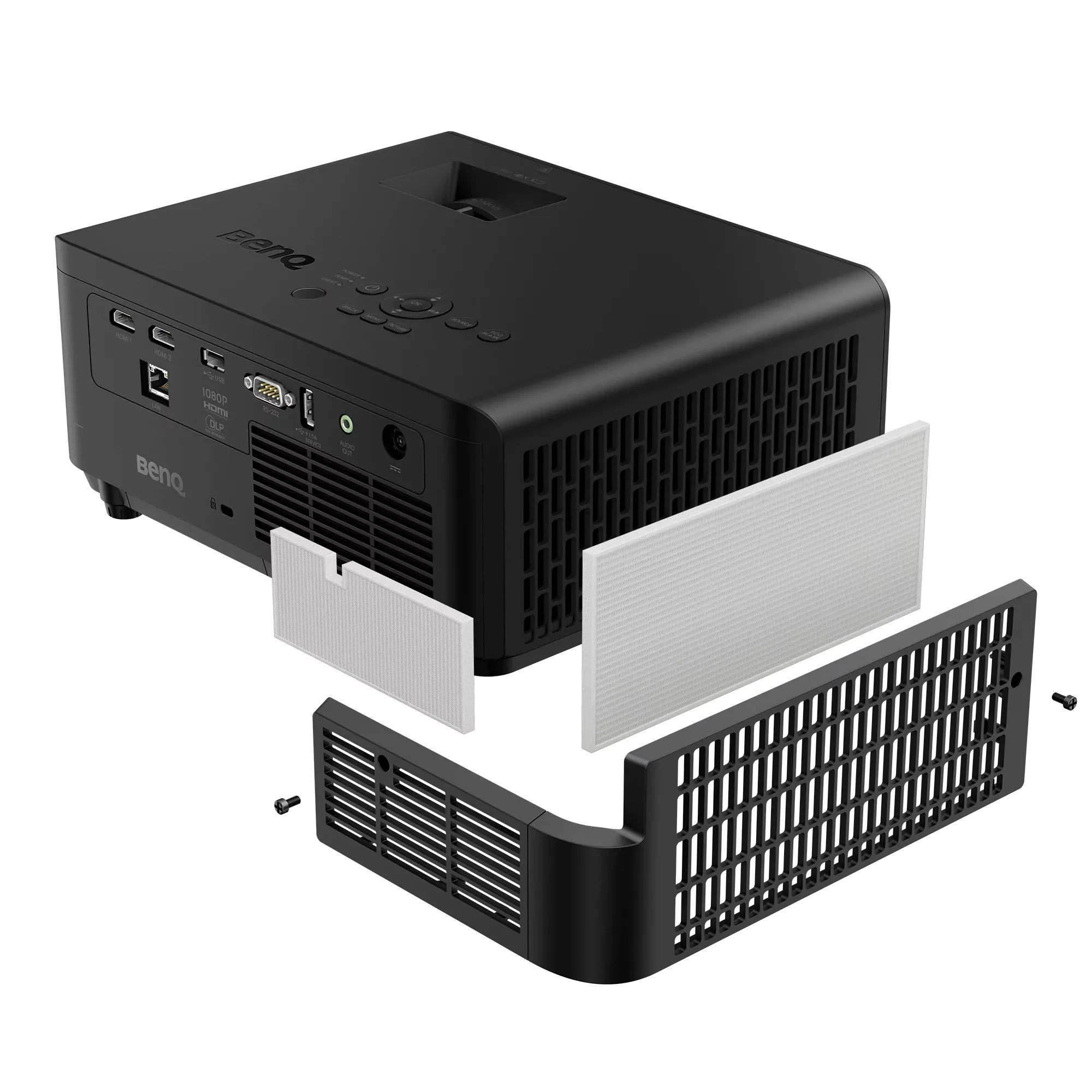 BenQ LH830ST Short Throw DLP Full HD 4000 ANSI lm -laserprojektori, musta