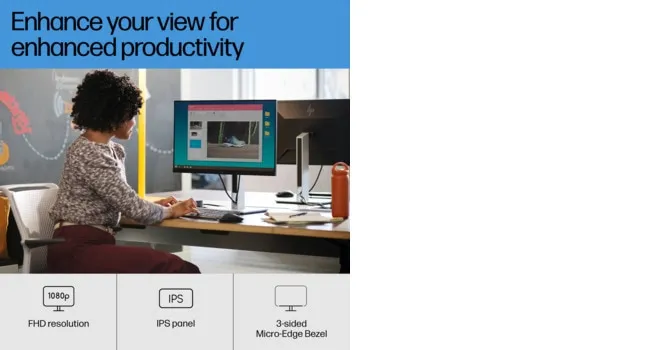 HP 24&quot; E24 G4, Full HD, IPS - monitor