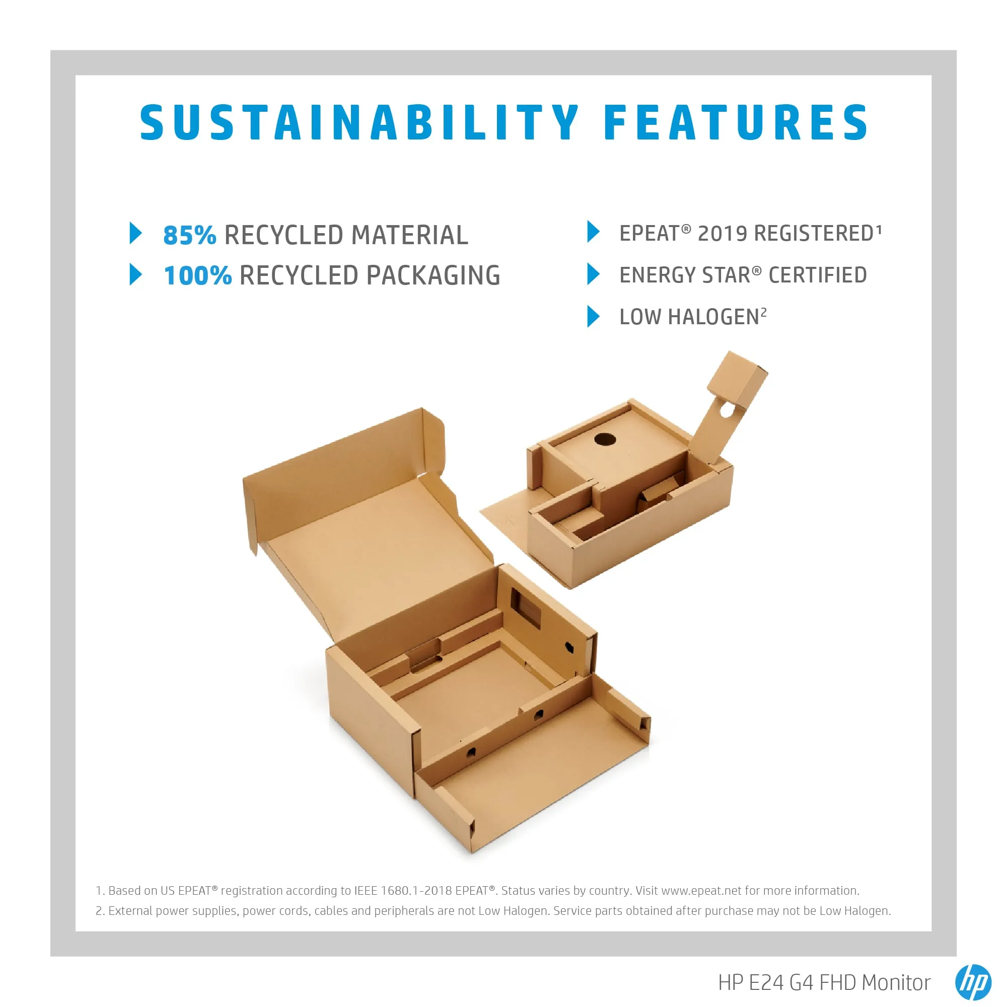 HP 24&quot; E24 G4, Full HD, IPS - monitor