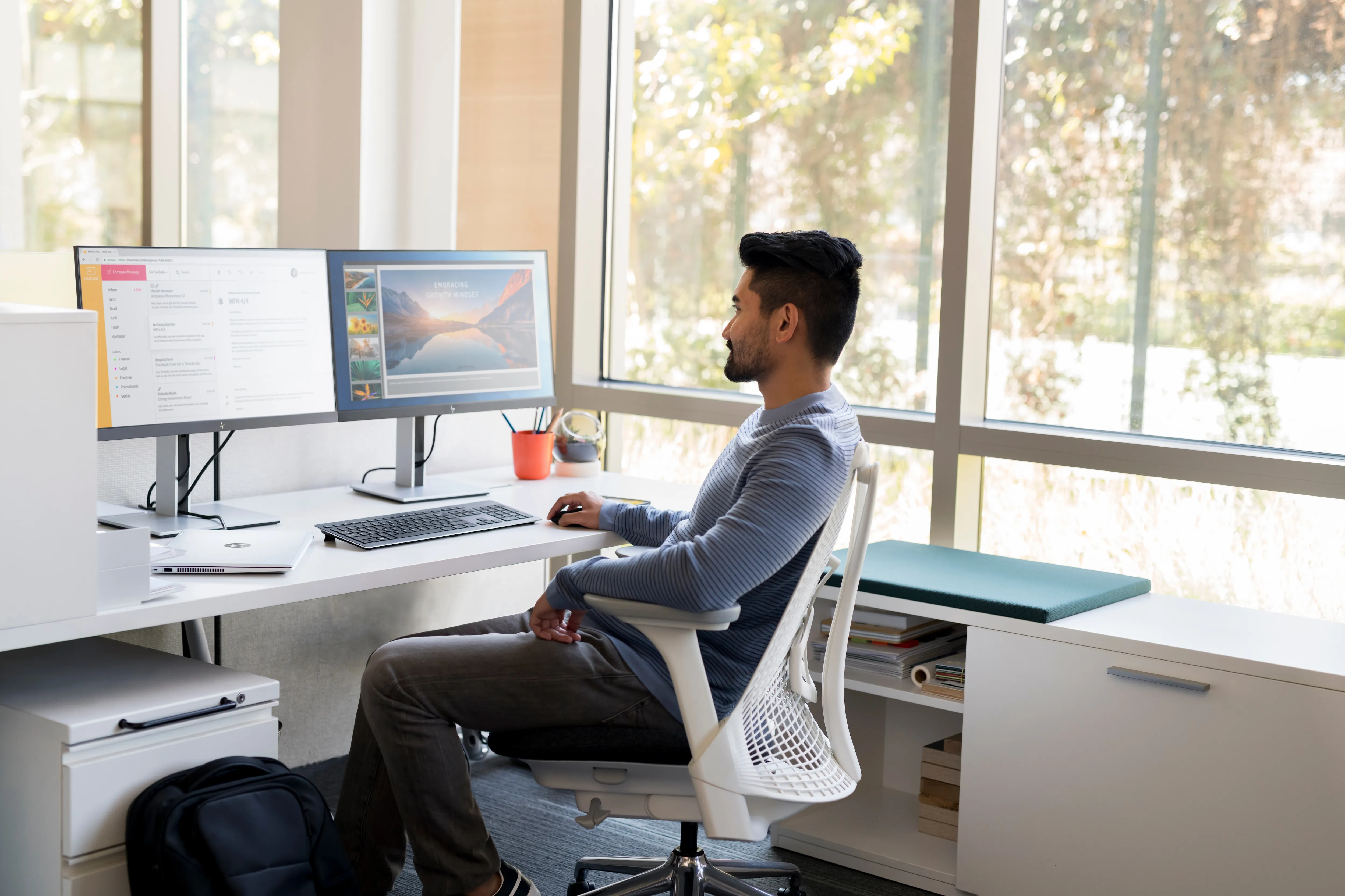 HP 24" E24 G4, Full HD, IPS - monitor