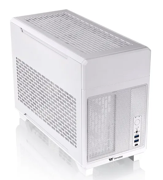 Thermaltake TR100 Mini-Tower Case, Snow White