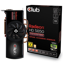 Club3D Radeon HD5850 OC Edition 1024Mb