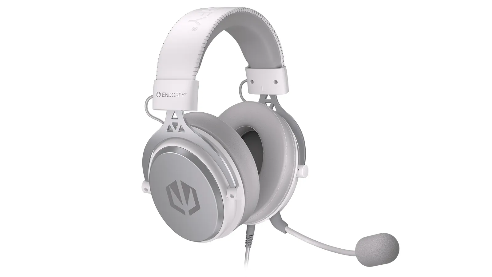 Endorfy VIRO - spelheadset, vit
