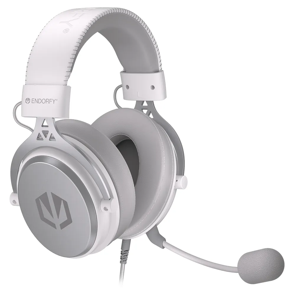 Endorfy VIRO - spelheadset, vit
