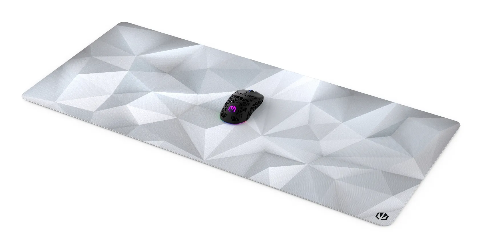 Endorfy Crystal XL - gaming mousepad, Onyx White, 900x400mm