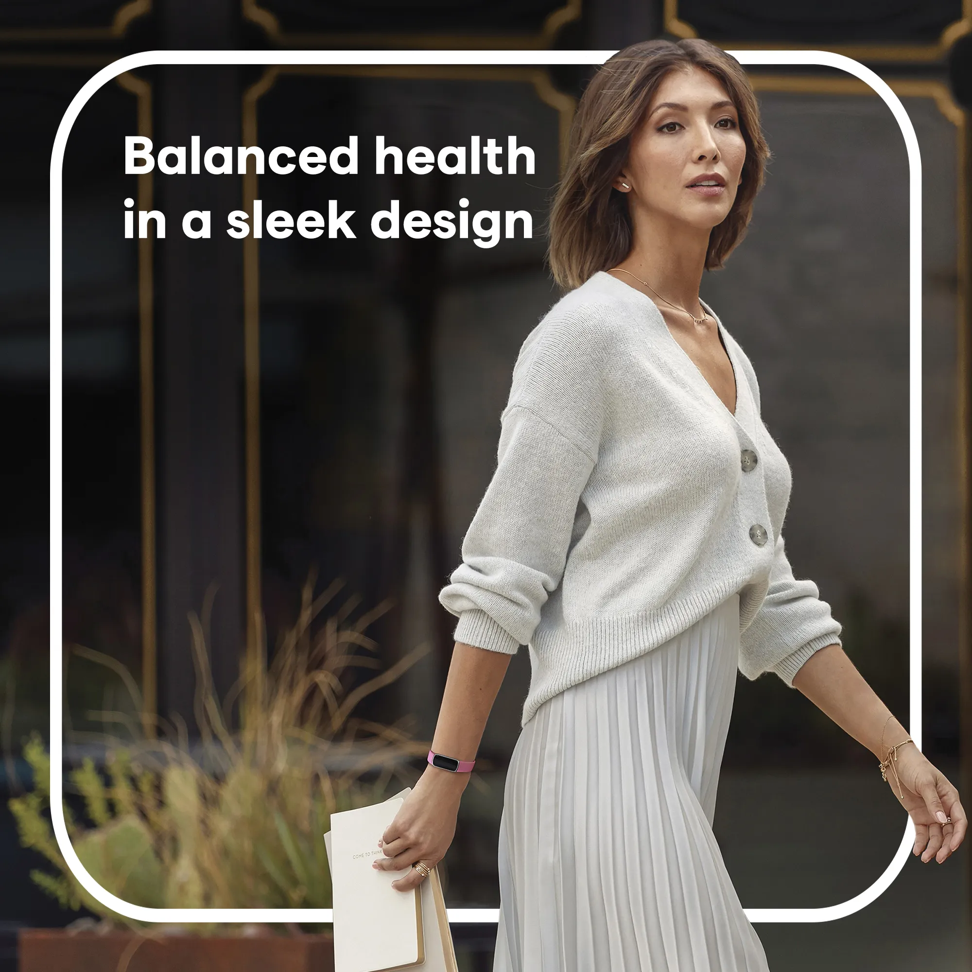 Fitbit Luxe - aktivitetsarmband, silver