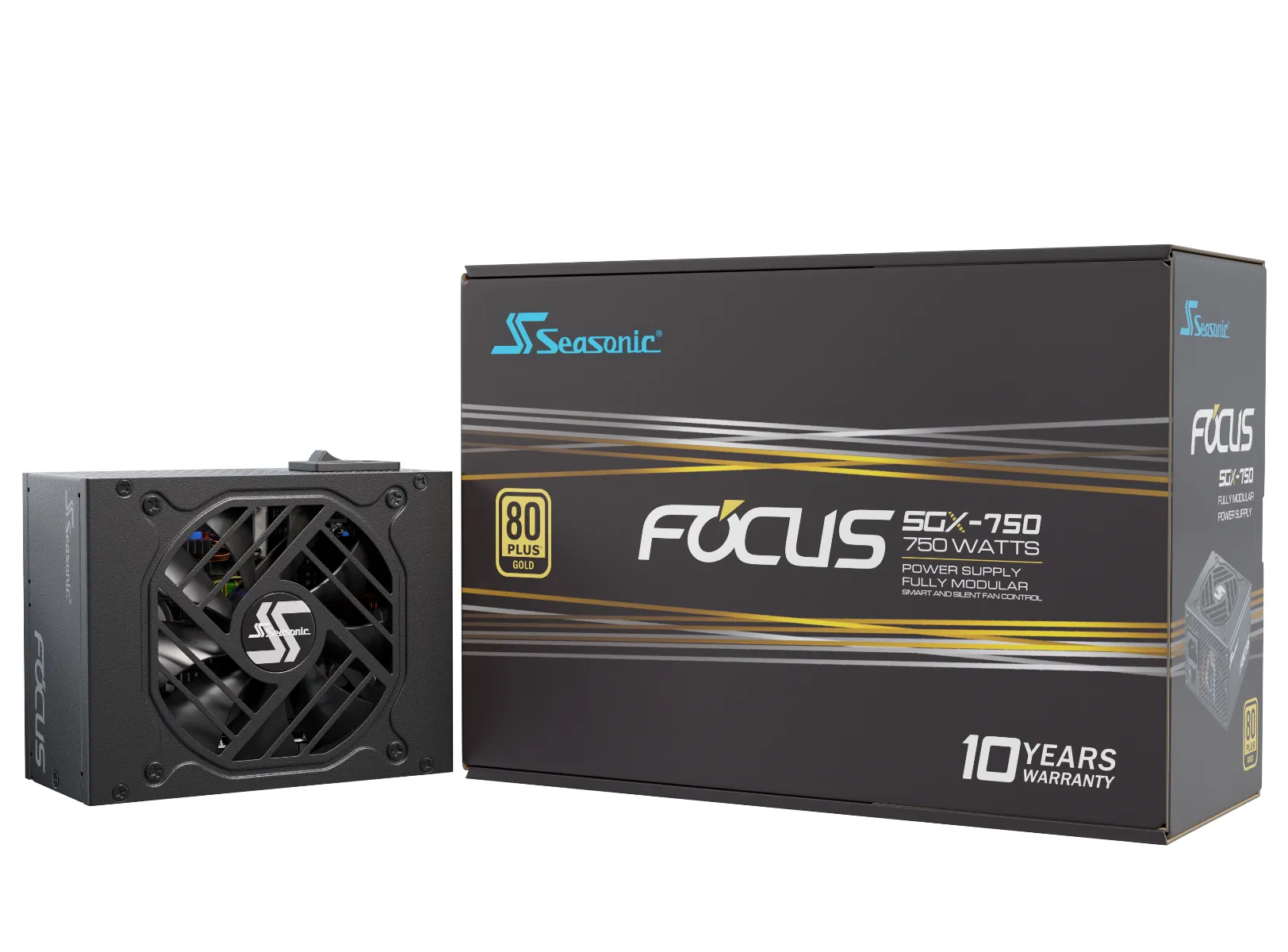 Seasonic Focus SGX 750W -virtal&auml;hde, 80 Plus Gold