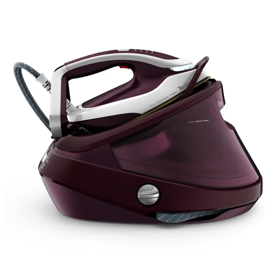 Tefal Pro Express Vision GV9810 Steam Generator Iron, 3000W, 8.3 bar, 1.1L, Red/White