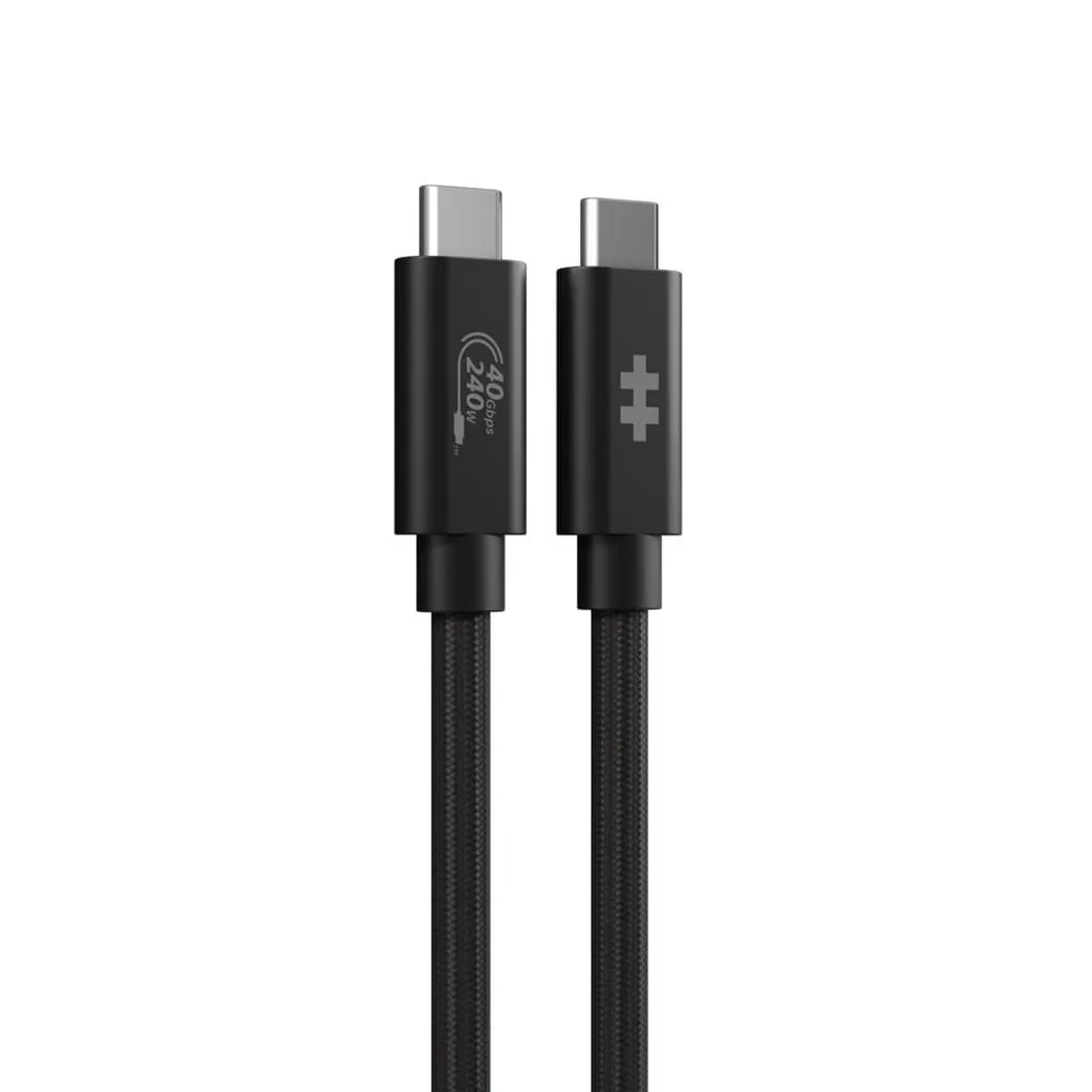 Hyper HyperDrive USB4 Performance USB-C - kabel, svart, 1.2m