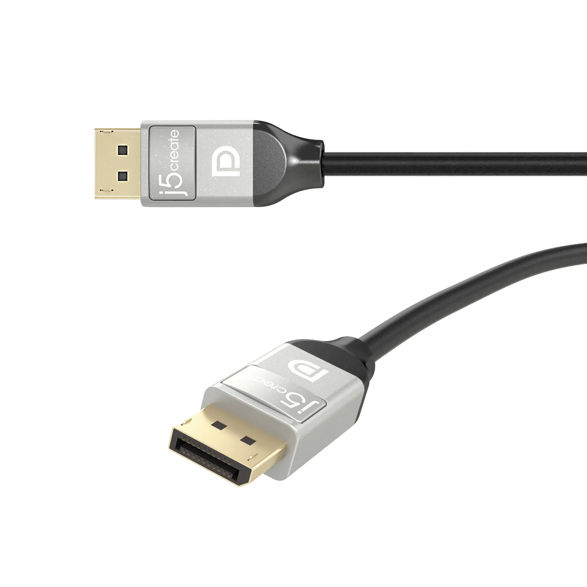 j5create JDC42-N DisplayPort 1.2 cable, 4K, 1.8 m, Black