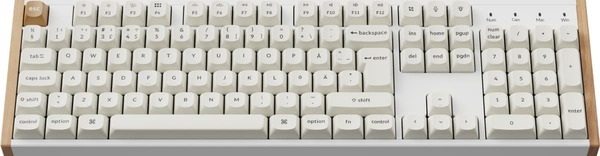 Keychron K10 HE Special Edition -langaton mekaaninen pelin&auml;pp&auml;imist&ouml;, Magnetic, mustavalkoinen