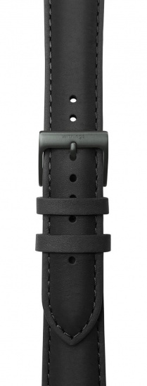 Withings band Black leather  Steel HR 40mm
