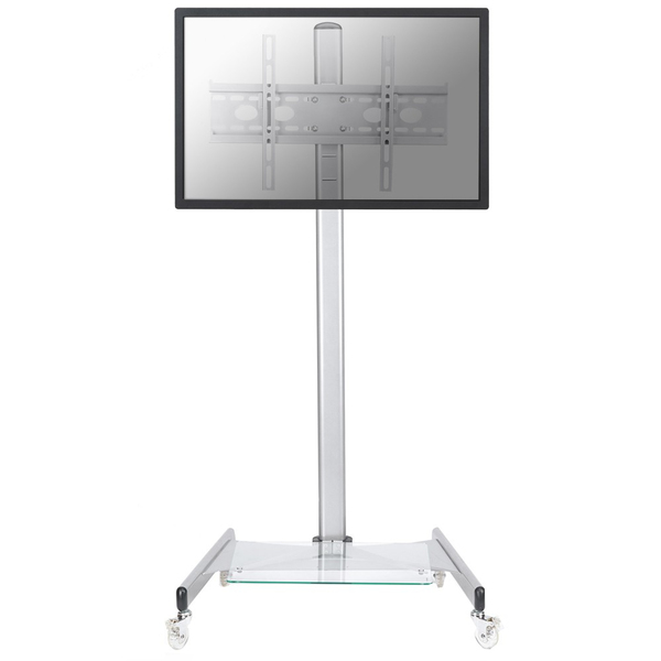 NewStar PLASMA-M1600 - Teline tuotteelle LCD nestekiden&auml;ytt&ouml; / plasma TV - hopea -n&auml;yt&ouml;n koko: 27"-70" -kiinnitysliit&auml;nt&auml;: 100 x 100 mm - lattialla seisova