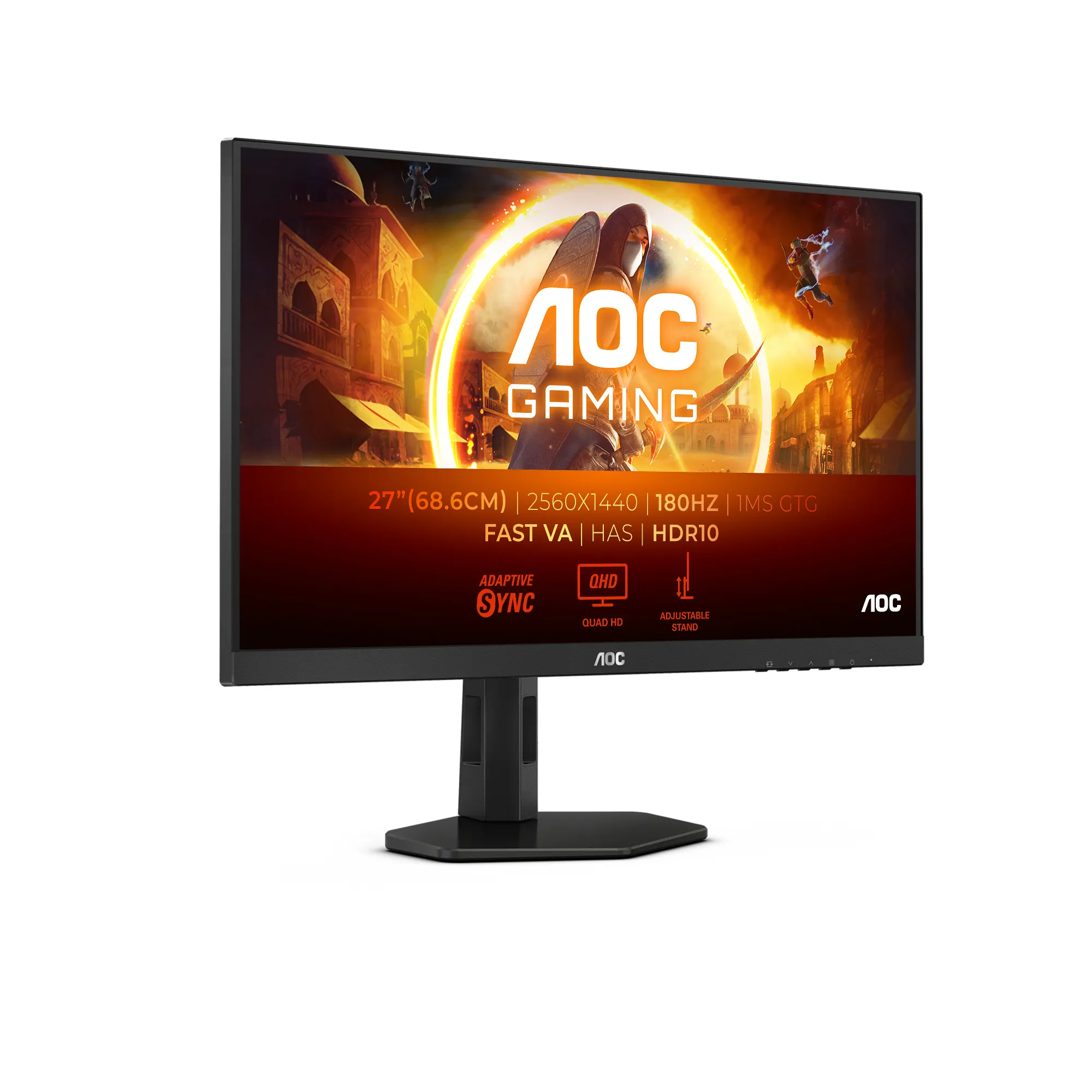AOC Q27G4XN 27inch 2560x1440 0.5ms 2xHDMI DP Black/Grey