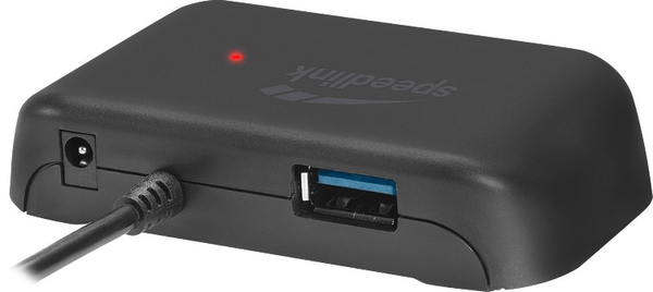 SpeedLink - SNAPPY EVO USB Hub, 4-Port, USB 3.0, Active, black