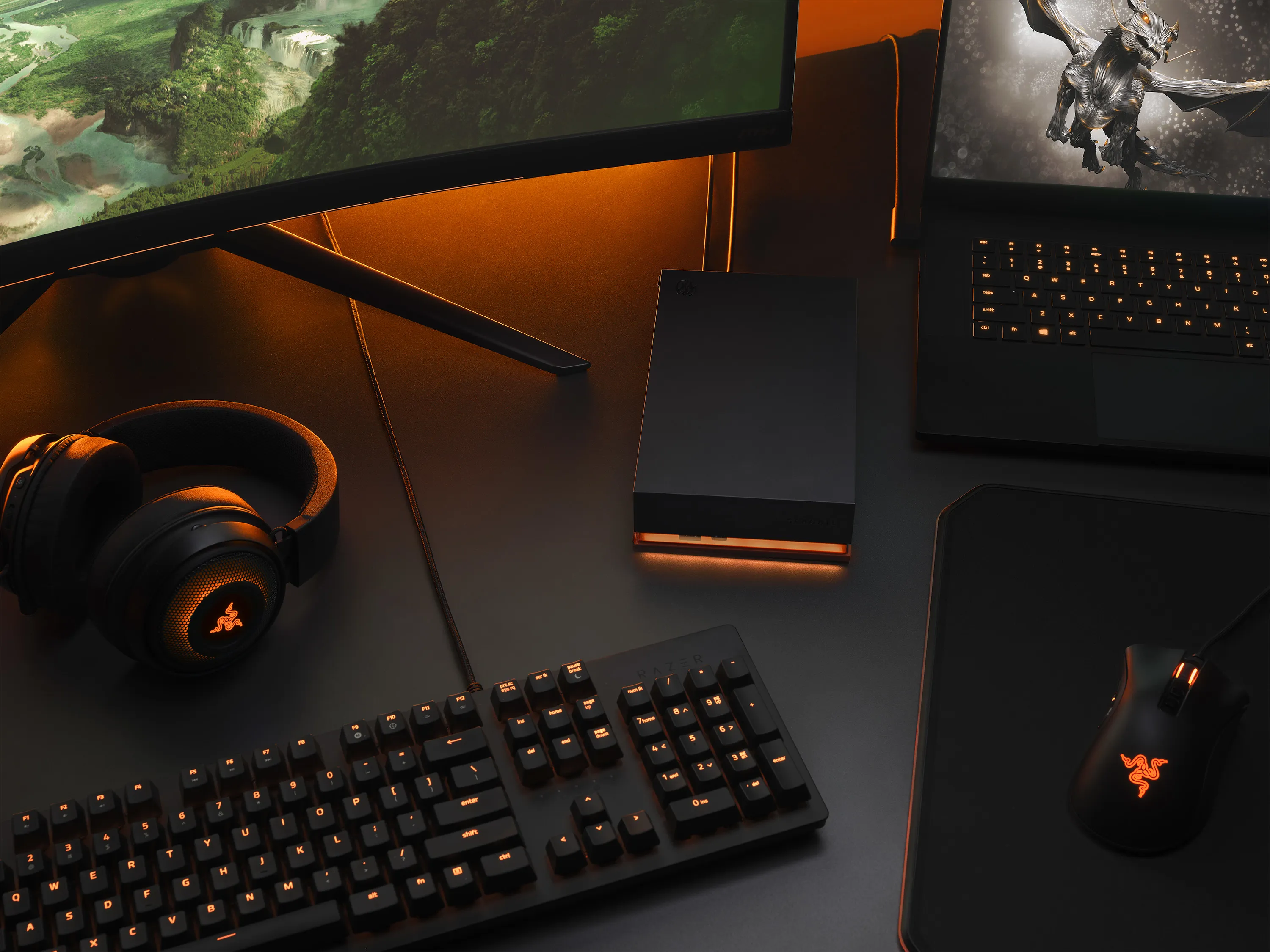 Seagate FireCuda Gaming Hub  16 TB -ulkoinen kovalevy, Musta