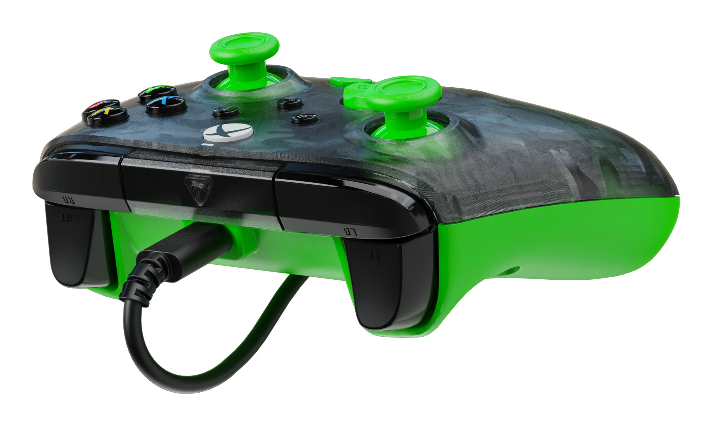 Turtle Beach Rematch Core Wired Controller for Xbox and PC - Ghost Camo Black &amp; Green