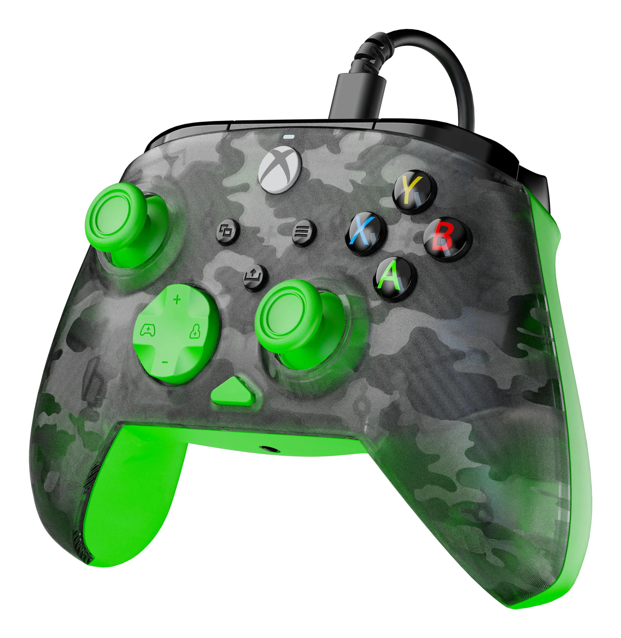 Turtle Beach Rematch Core Wired Controller for Xbox and PC - Ghost Camo Black &amp; Green