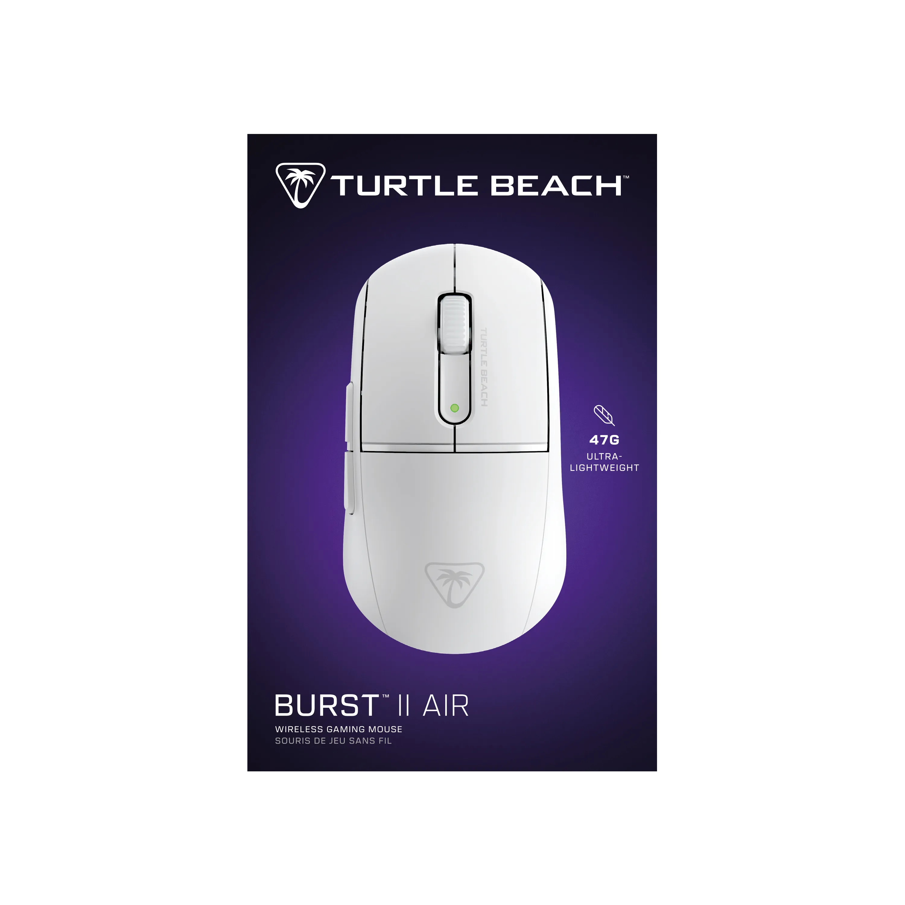Roccat Burst II Air Wireless Gaming Mouse, White