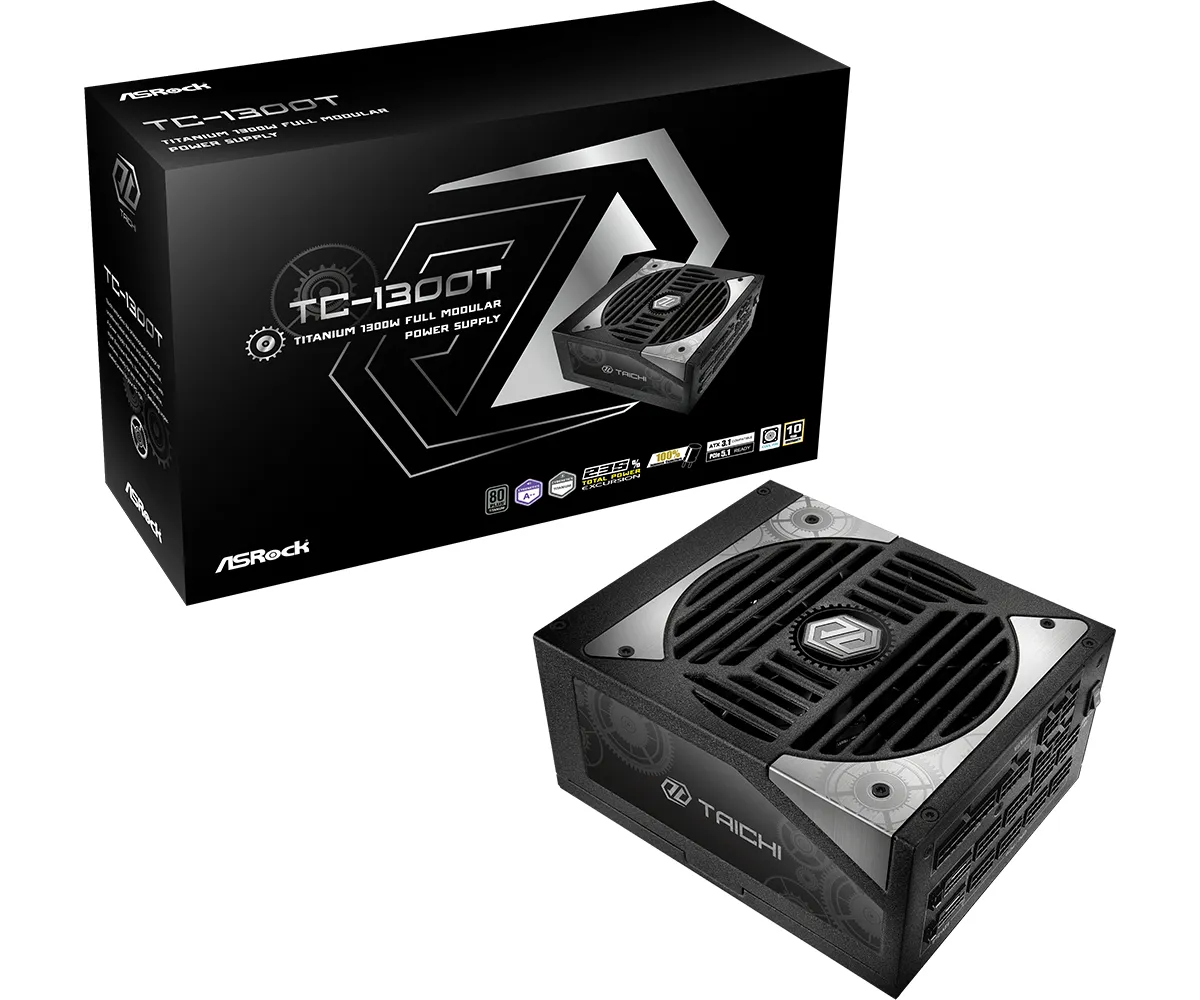 ASRock Taichi TC-1300T 1300W - nätaggregat, 80 Plus Titanium