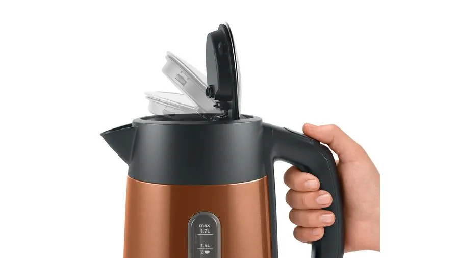 Bosch DesignLine TWK4P439 - vattenkokare, koppar