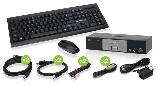 2-Port DisplayPort 1.2 KVMP