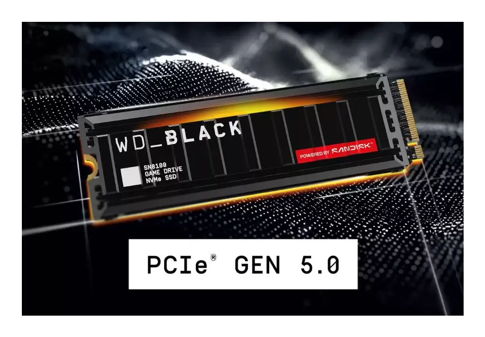 WD_BLACK SN8100 8TB M.2 PCIe 5.0 SSD with Heatsink